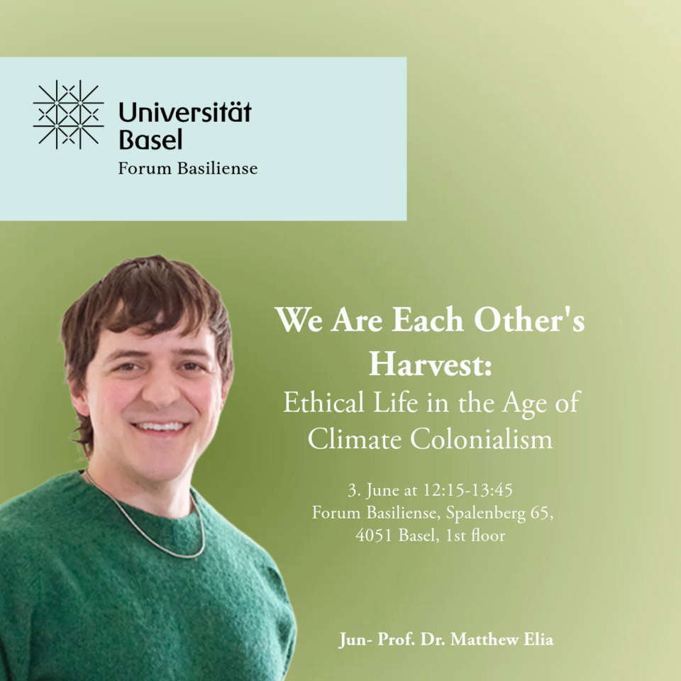 We Are Each Other's Harvest: Ethical Life in the Age of Climate Colonialism