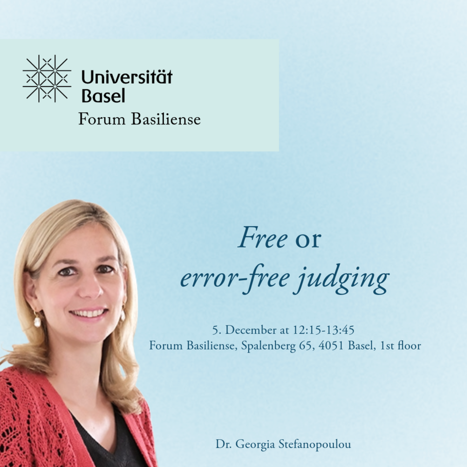 Free or error-free judging