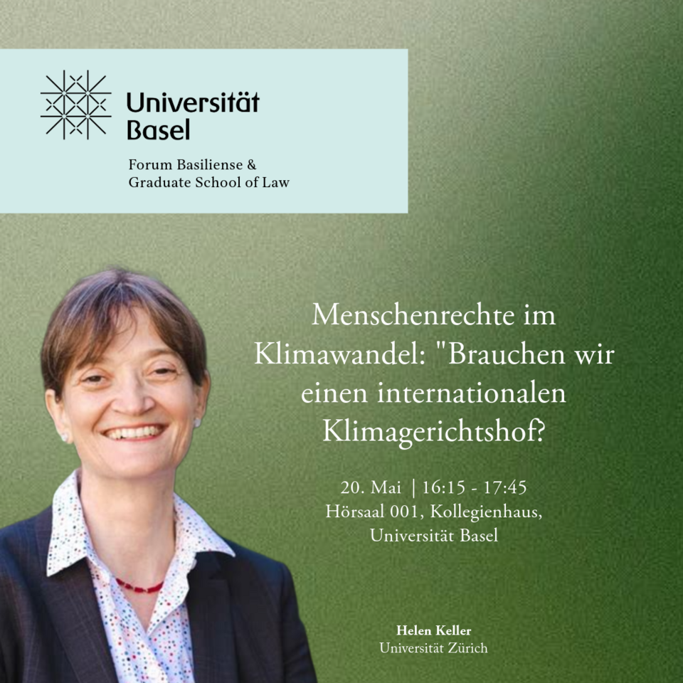 Menschenrechte im Klimawandel: "Brauchen wir einen internationalen Klimagerichtshof?