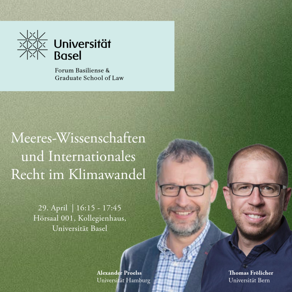 Meeres-Wissenschaften und Internationales Recht im Klimawandel